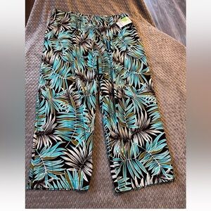 pappagallo Pull On Capri Pants Size 2X